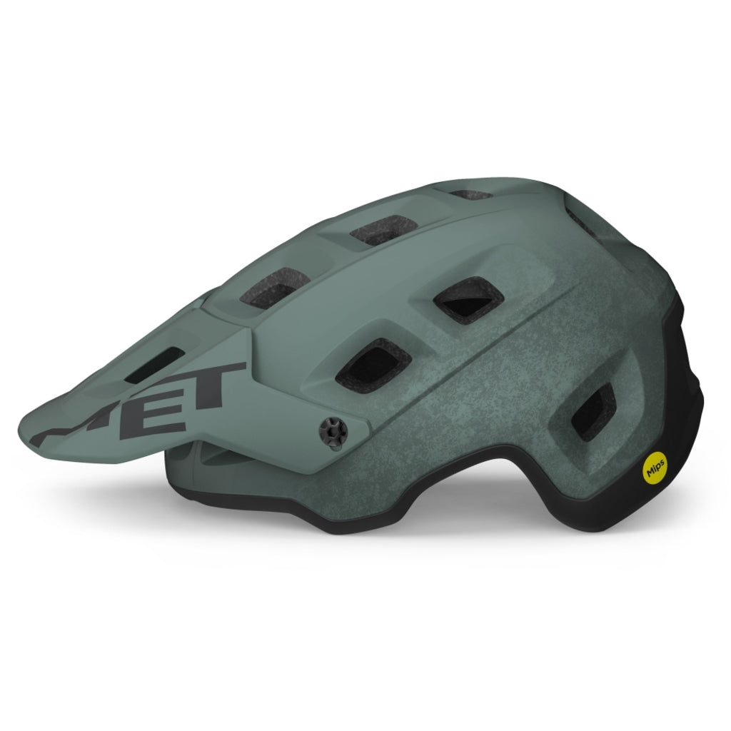 Fietshelm - MET - Terranova MIPS - Sage Green/Black Fietshelm - MET - Terranova MIPS - Sage Green/Black